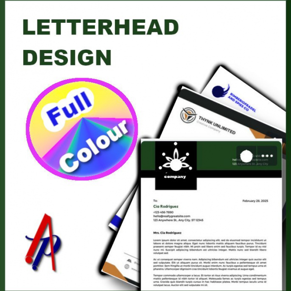Letterhead Design - Full Color