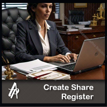 PTY LTD Create Share Register