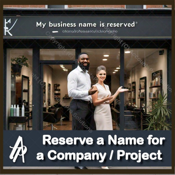 CIPC Reserve a Name for a Company or Project