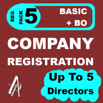 Company Registration Pack 5 - Up To 5 Directors