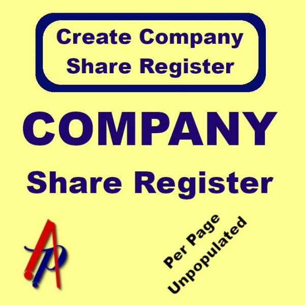 Company Share Register Design - Per Page